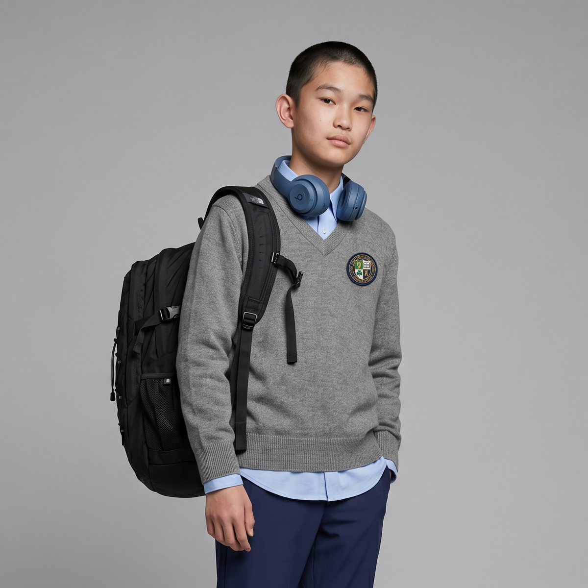 Sorona School Shirt Blue