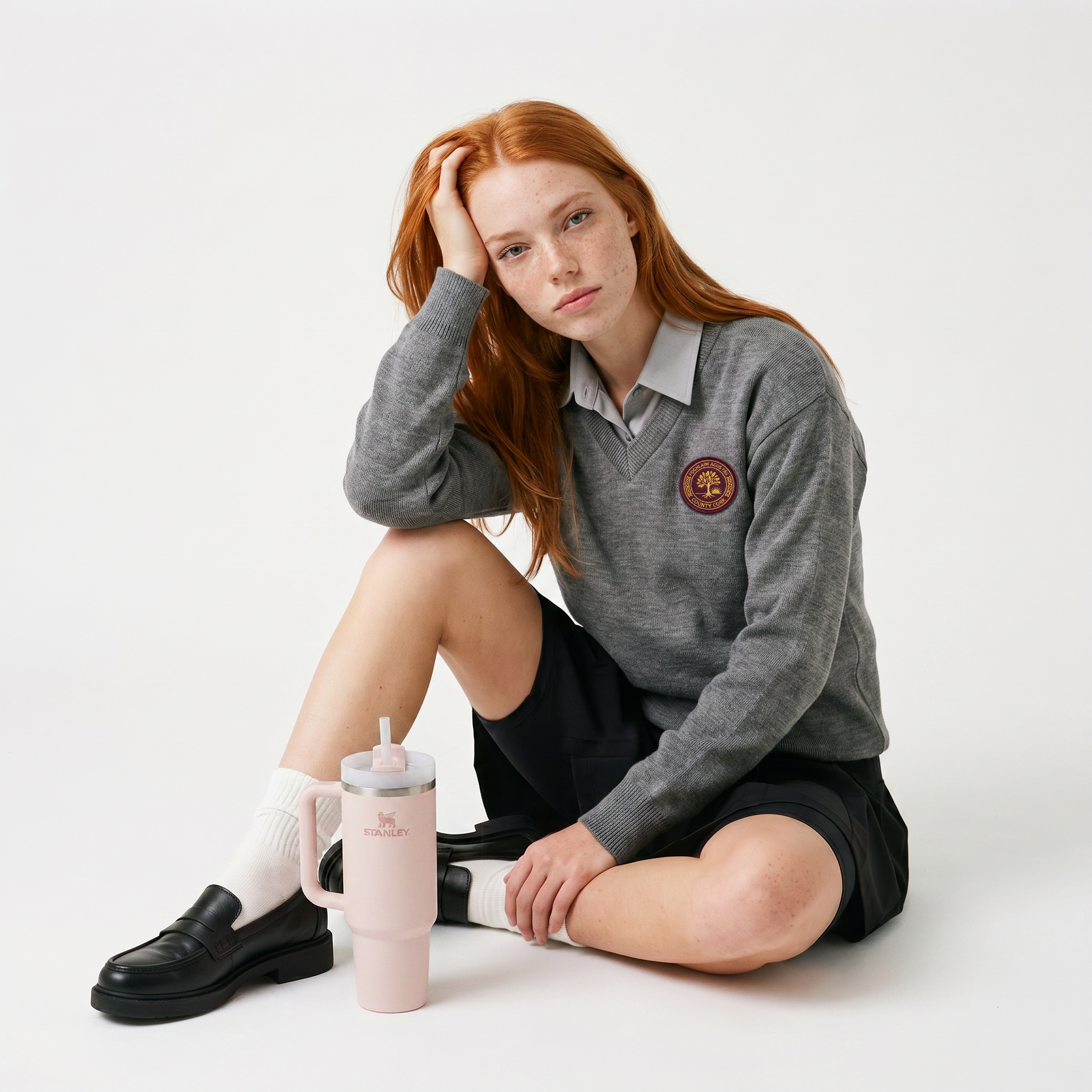 Sorona School Shirt Grey
